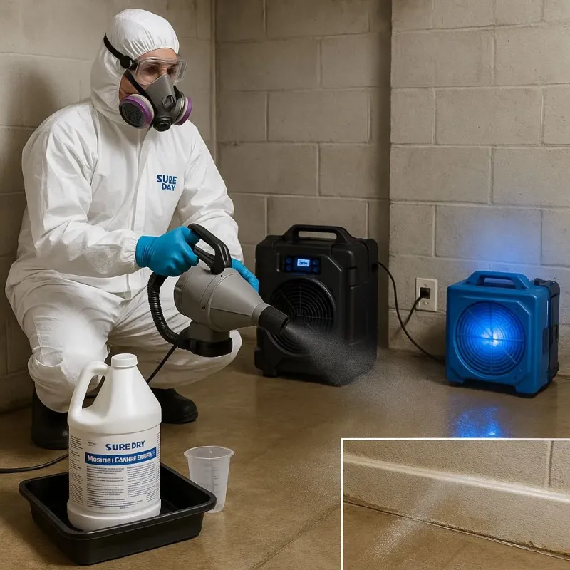 Sanitization and Odor Removal process in Pandora, OH