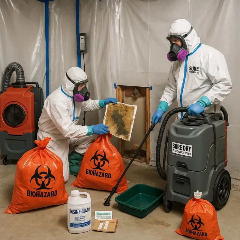 Contaminated Water Handling Protocols process in Pandora, OH